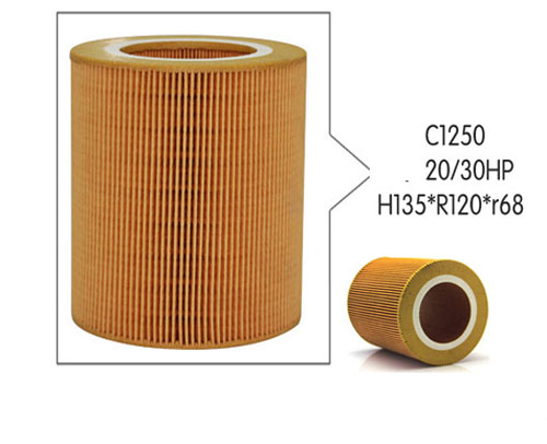 compressed air filter C1250 mann filter  replacement